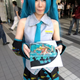Image for article titled Cosplaying Lady or Not, Blue Noodles Look Disgusting
